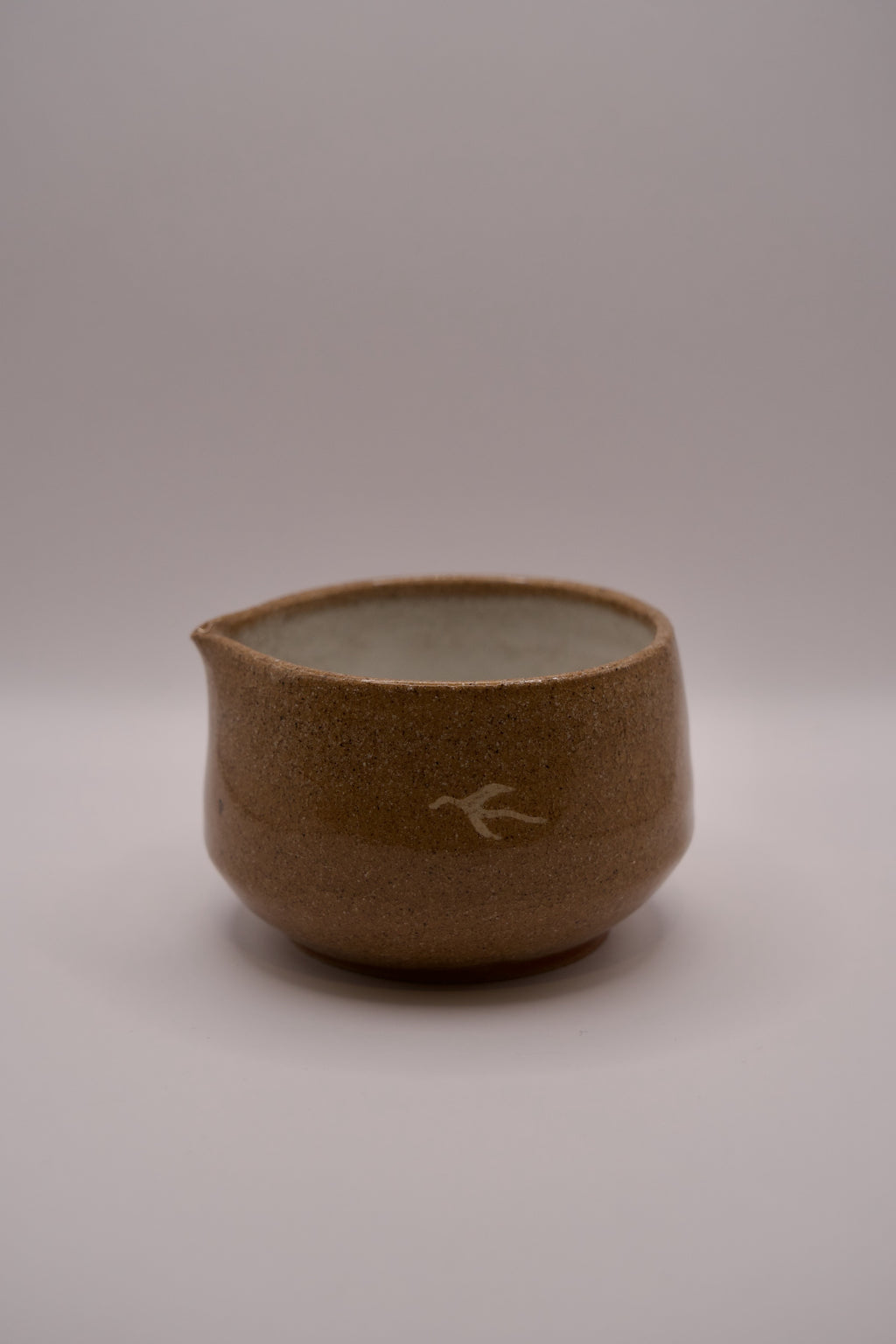 Crane matcha bowl