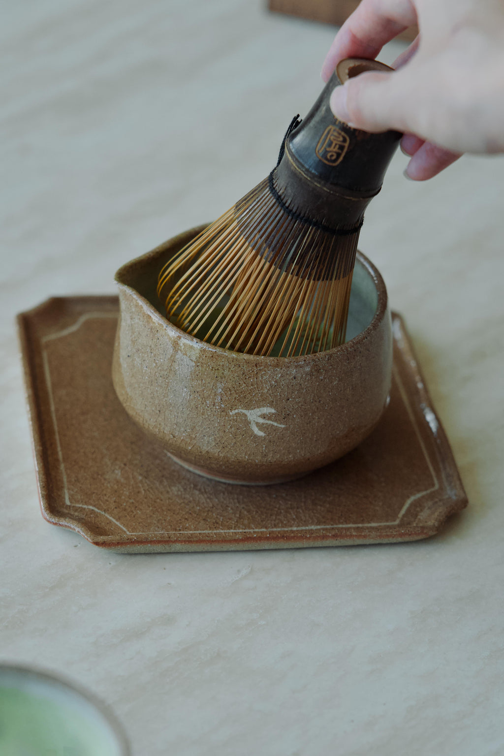 Bamboo matcha whisk